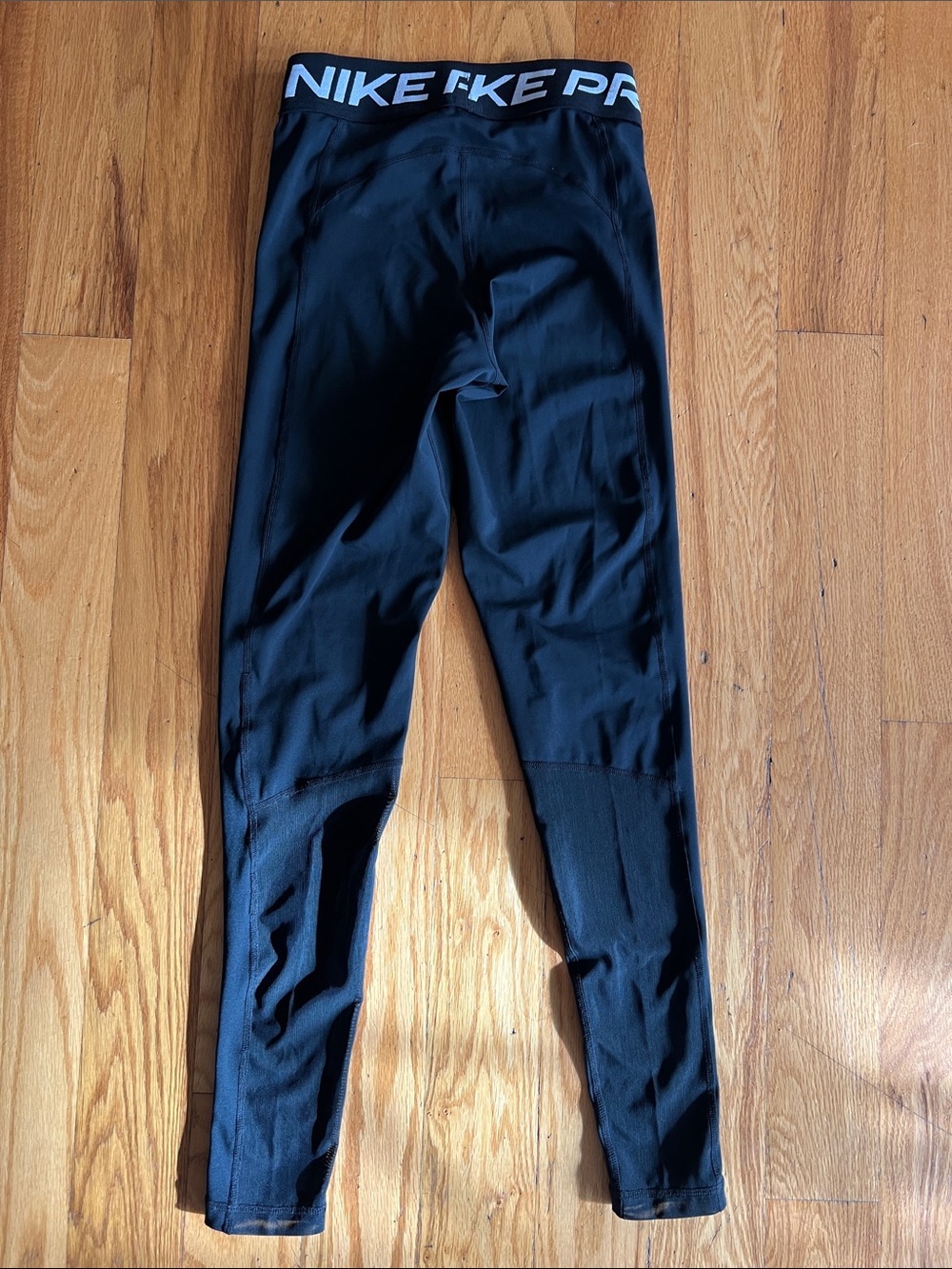 Nike Pro Black Leggings Tights with Light Swoosh Size XS - Picture 6 of 12